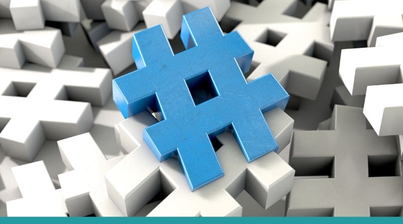hashtags in your social media
